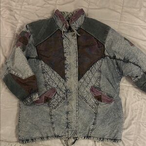 Women's Vintage Patchwork Jean Jacket